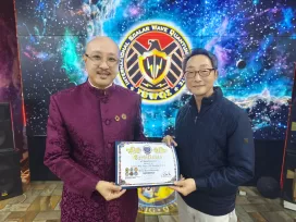 韓國李锡九中將任標量波研究院高級特邀研究員