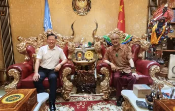 香港文博會執行主席皮取兵訪世貿基金會