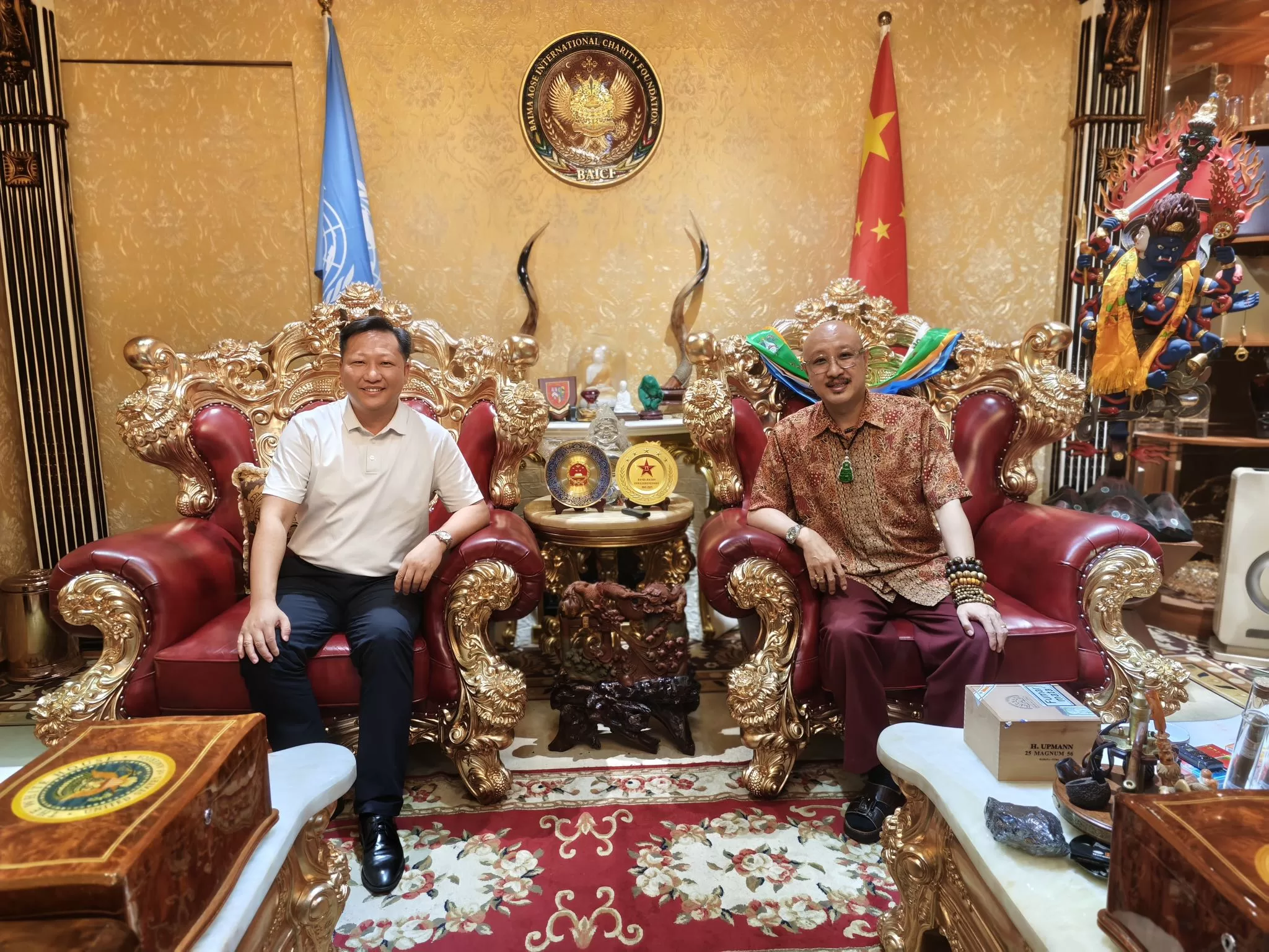 香港文博會執行主席皮取兵訪世貿基金會