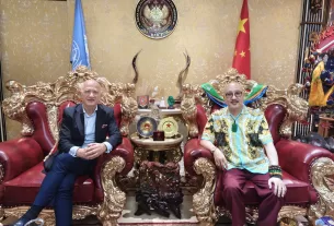 拿督斯里吳罡豪晤中國荷比卢商會副主席米羅氏尼科夫