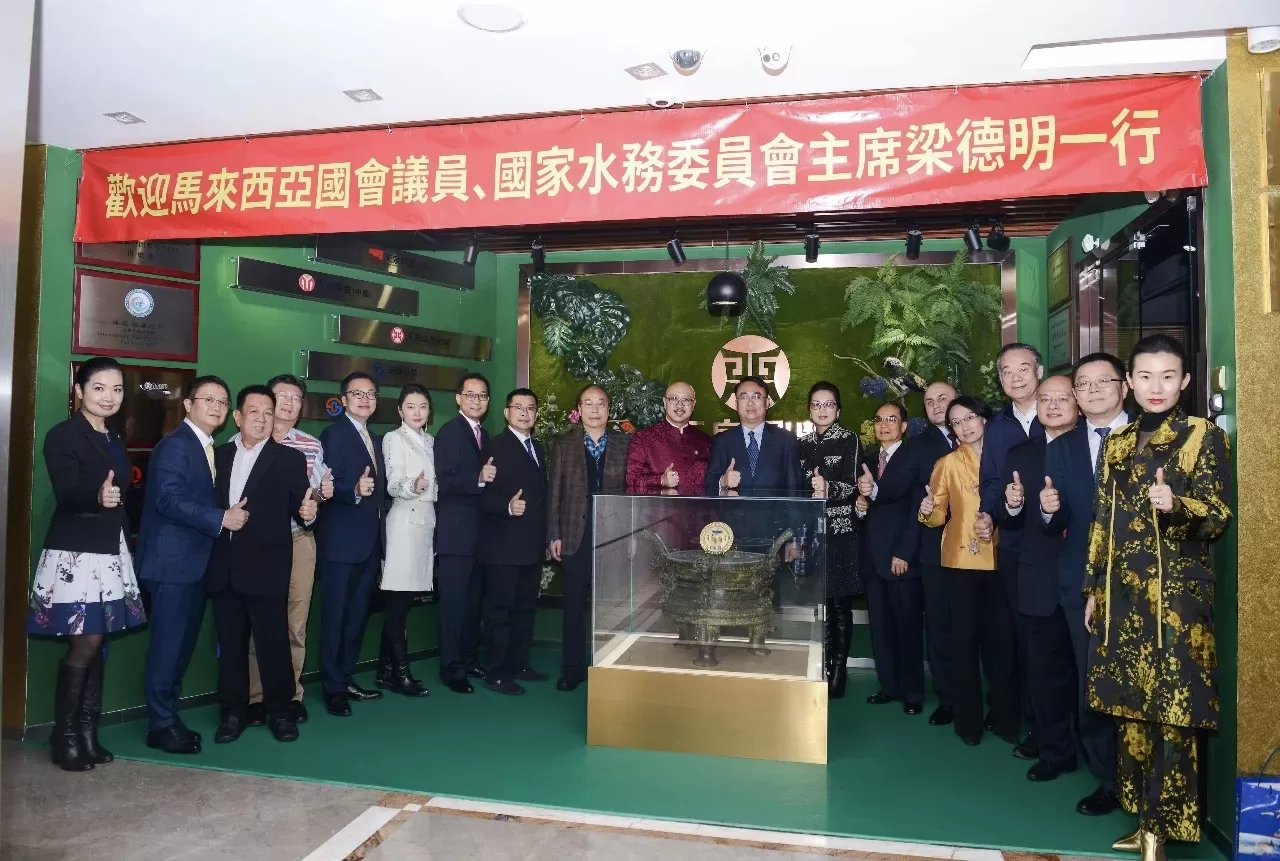 馬來西亞水務委員會主席梁德明參訪天泉鼎豐空氣製水